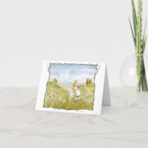Carte De Remerciements Illustration vintage par Sibylle Von Olfers