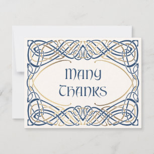 Carte De Remerciements Imaginaire Celtic Mariage médiéval