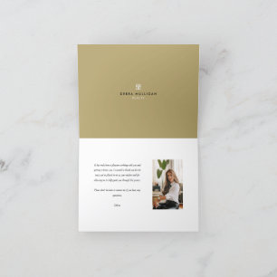 Carte de remerciements immobilier moderne