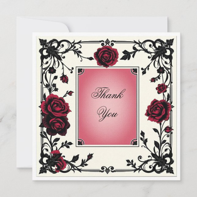 Carte De Remerciements In Eternal Thanks (Devant)