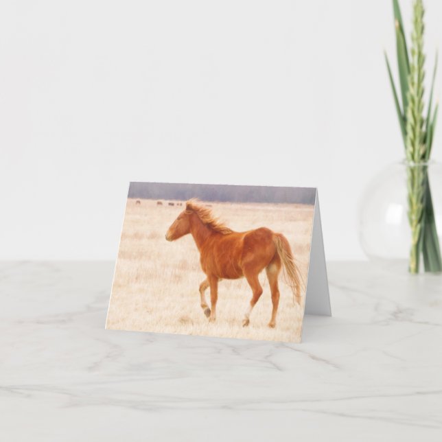 Carte De Remerciements Incendie de prairie (Devant)