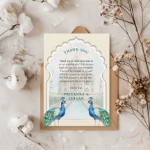 Indian Peacock Gold Taj Mahal Mariage esthétique