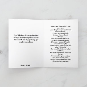 Carte De Remerciements Inspiration, encouragement, foi, espoir