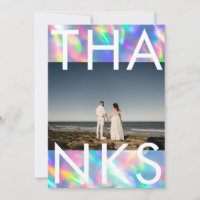 Iridescente Ultra Moderne Mariage Monogramme