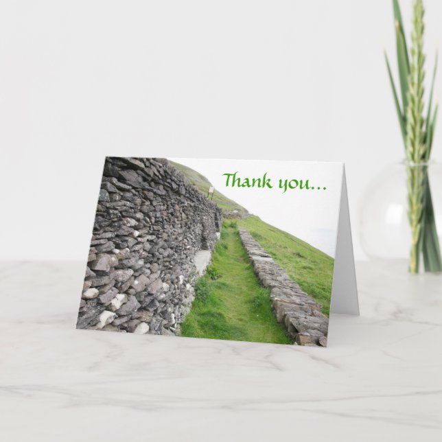 Carte De Remerciements Irlande (Devant)