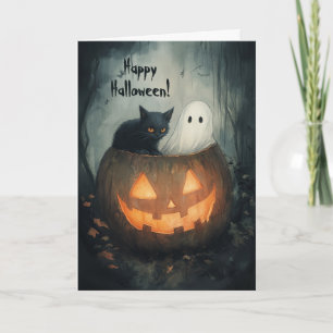 Carte De Remerciements Jacuzzi Halloween