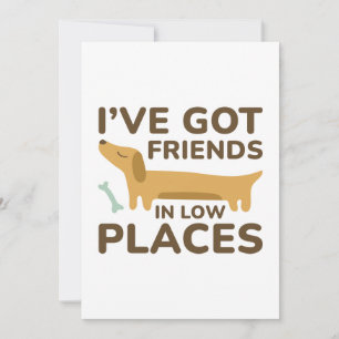Carte De Remerciements J'ai des amis dans des endroits difficiles