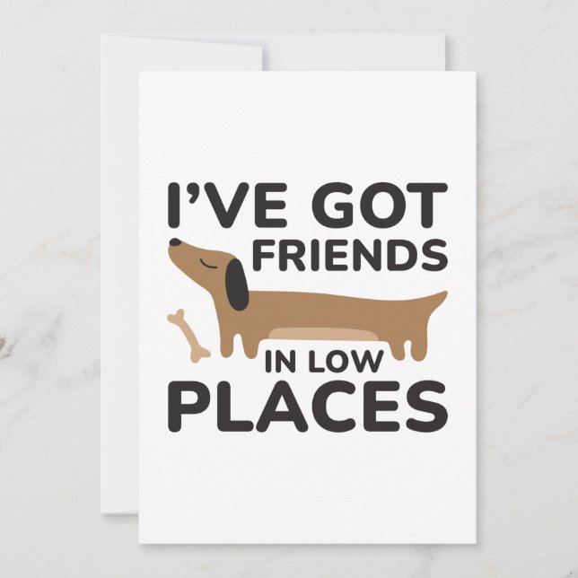 Carte De Remerciements J'ai des amis dans des endroits difficiles (Devant)