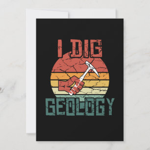 Carte De Remerciements J'ai fouillé la géologie drôle cadeau de géologue 
