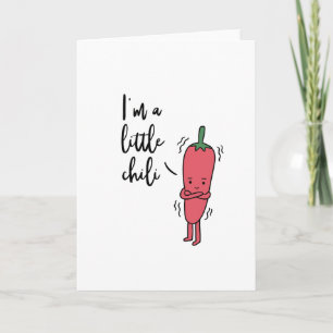 Carte De Remerciements J'ai little chili