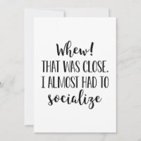 J'Ai Presque Dû Socialiser