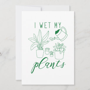 Carte De Remerciements J'ai reçu mes Plantes