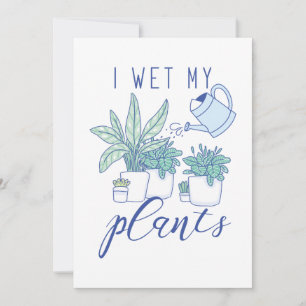 Carte De Remerciements J'ai reçu mes Plantes