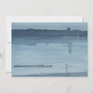 Carte De Remerciements James Whistler - Nocturne : Chelsea