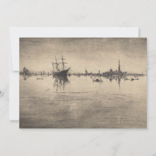 Carte De Remerciements James Whistler - Nocturne, de Venise