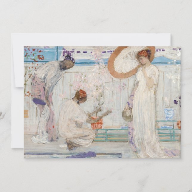 Carte De Remerciements James Whistler - Symphonie blanche, Trois filles (Devant)