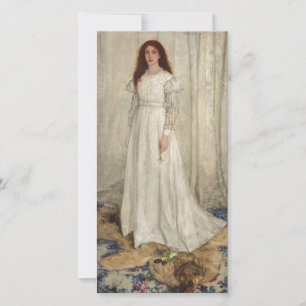Carte De Remerciements James Whistler - Symphonie en blanc no 1