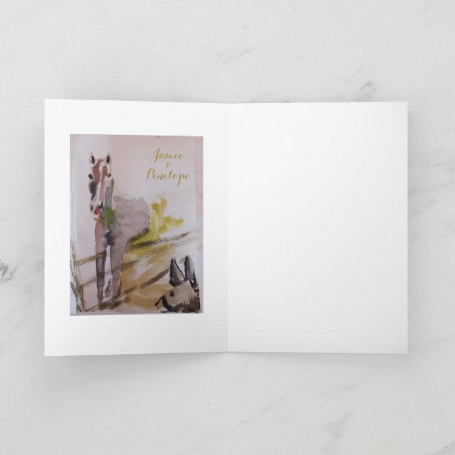 Carte De Remerciements Jamie & Penelope (Intérieur)