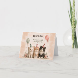 Carte De Remerciements Je n'aime pas ma fête d'anniversaire