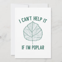 Je ne peux pas l'aider si je suis Poplar