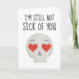 Carte De Remerciements Je ne suis toujours pas malade de toi Amour sarcas