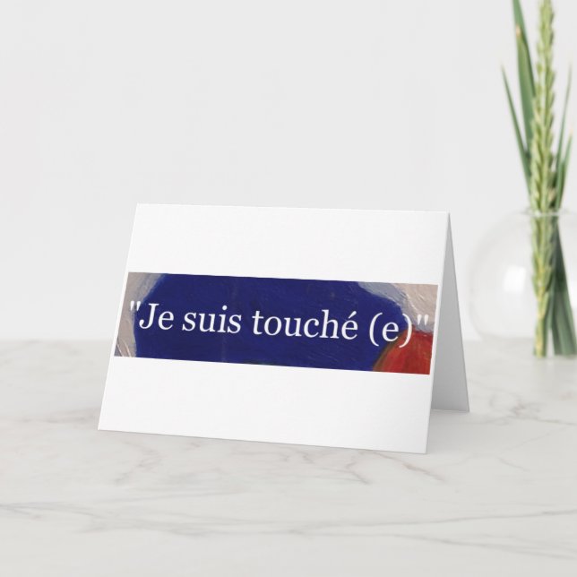Carte De Remerciements Je suis bien fait (e) (Devant)