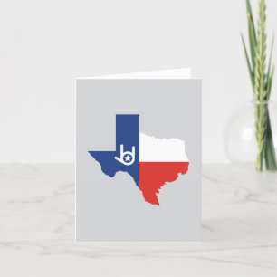 Carte De Remerciements Je T'Aime, Texas Card