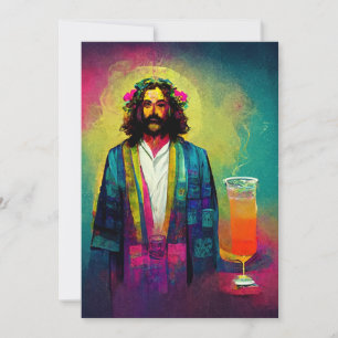 Carte De Remerciements Jésus fait grand.cocktails