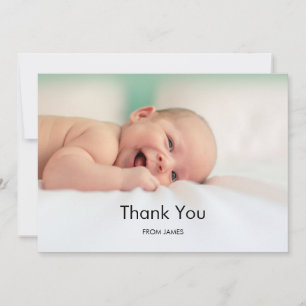 Carte De Remerciements Jette un coup d'oeil bonjour petit vous naissance 