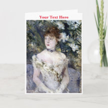 Jeune fille dans une blague par Berthe Morisot