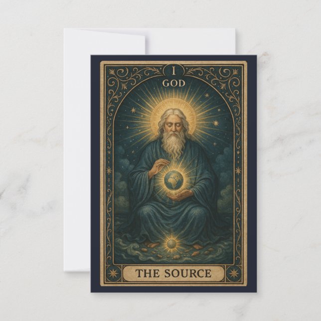Carte De Remerciements JOAO Fan Art Dieu (Devant)
