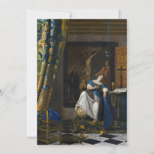 Carte De Remerciements Johannes Vermeer - Allégorie de la foi
