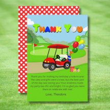 Joli chariot de golf rouge pour garçon de 1 an