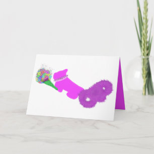 Carte De Remerciements Joli chien avec de jolies fleurs