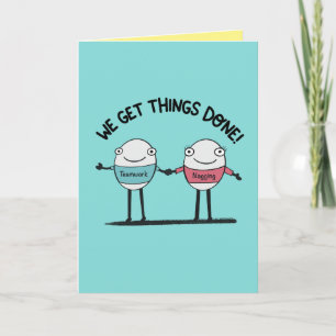 Carte De Remerciements Joli Couple Joyeux Anniversaire Humoristique