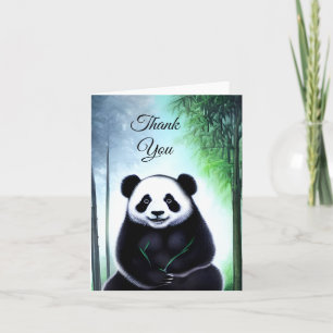 Carte De Remerciements Joli Petit Panda Cub