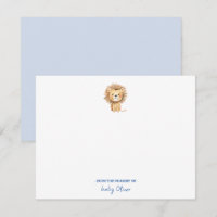 Jolie aquarelle Boho Lion Baby Boy