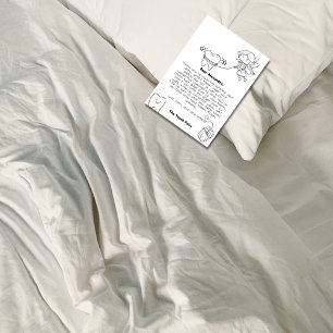 Carte De Remerciements Jolie Lait Colorable Fée Pooling La Dent