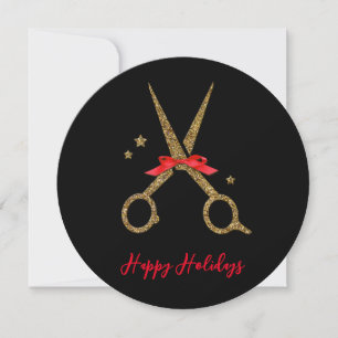 Carte De Remerciements Jours fériés CUSTOM Golden parties scintillant Hai