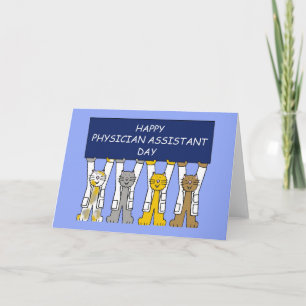 Carte De Remerciements Joyeuse Journée des assistants médicaux - Octobre
