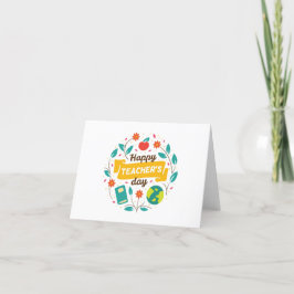 Carte De Remerciements Joyeuse Journée des enseignants