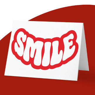 Carte De Remerciements Joyeuse Journée nationale des dentistes pliée Cart