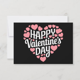 Carte De Remerciements Joyeuse Saint Valentin drôle cœur amour Valentin