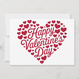 Carte De Remerciements Joyeuse Saint-Valentin Saint-Valentin Amour Coeur