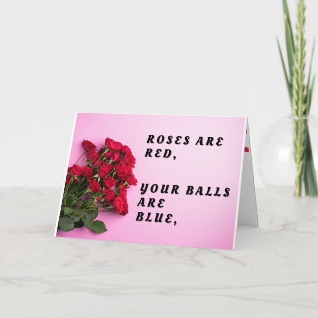 Carte De Remerciements Joyeuse vasectomie ! (Devant)