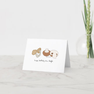 Carte De Remerciements Joyeux anniversaire à Funghi