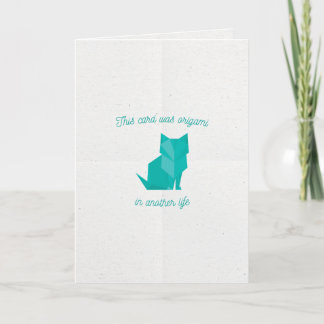 Carte De Remerciements Joyeux anniversaire | Origami