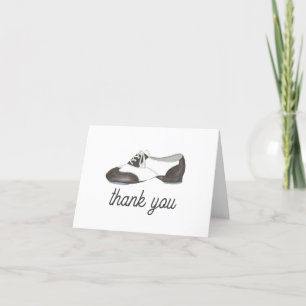 Carte De Remerciements Joyeux anniversaire Tap Dance Tapdance Chaussure