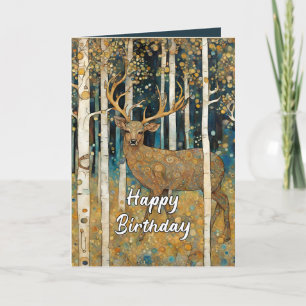 Carte De Remerciements Joyeux anniversaire Won-Deer-ful Papa