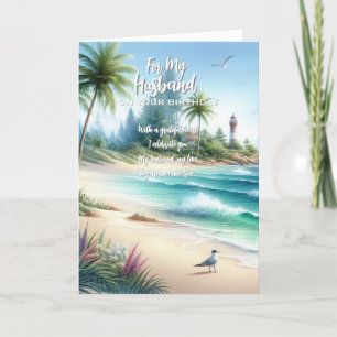 Carte De Remerciements Joyeux Mari d'anniversaire